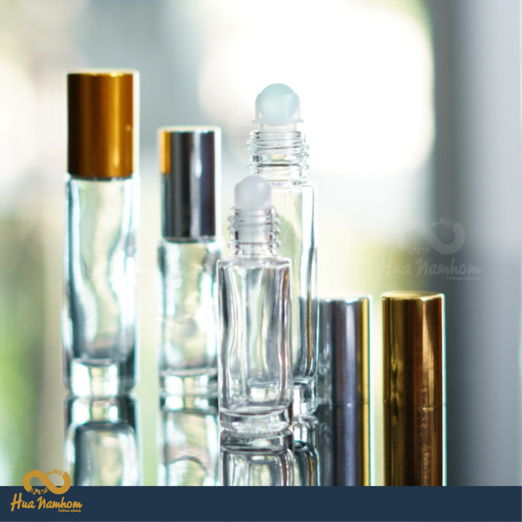ขวดลูกกลิ้งเกรด A หัวบอลพลาสติก บรรจุได้ 4ml-8ml