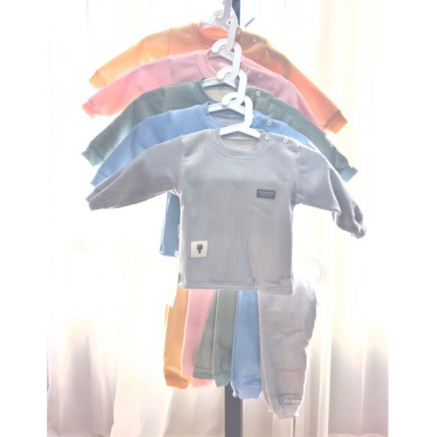 (ล้างสต๊อก) ลองจอนเด็กกันหนาว -20 องศา (9 เดือน-7 ปี) พร้อมส่ง Set Baby Thermal Heattech ฮีทเทคเด็ก