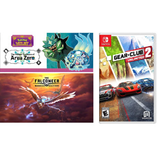 NEW Pokemon Violet + The Falconeer + Gear Club 2 Nintendo Switch ID