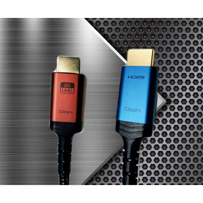 CLEAR+ สายต่อทีวี 8K HDMI 2.1 Cable ภาพเสียงคมชัด คุณภาพสูง  Utra HD Display / dynamic HDR / 3D ster