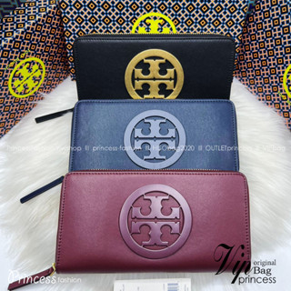 Tory Charlie Zip Continental Wallet / Tory Wallet พร้อมส่ง กระเป๋าสตางค์ใบยาวสุดคลาสสิก ยังความเรียบหรูดูแพง