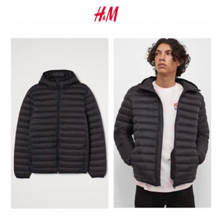 เสื้อกันหนาวผู้ชาย ☢️แบรนด์✨H&amp;M ✨แท้💯% ☢️Lightweight Puffer Jacket (WY807)i