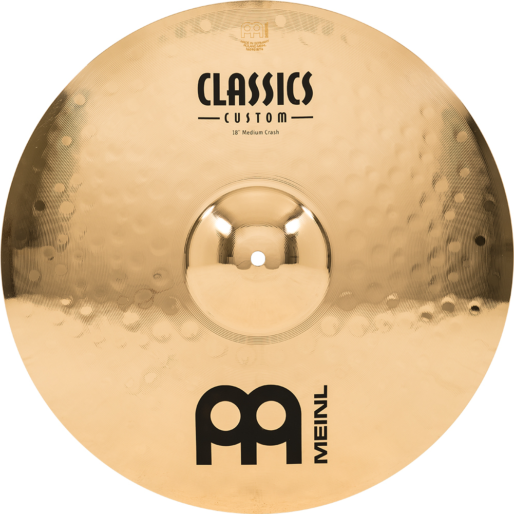 MEINL Cymbals Classics Custom Brilliant Medium Crash - 18" (CC18MC-B)