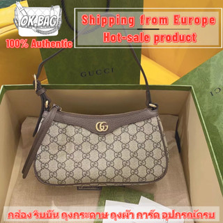 👜กุชชี่ GUCCI Ophidia Small Handbag Shoulder Bag กระเป๋า สุภาพสตรี/กระเป๋าสะพายไหล่