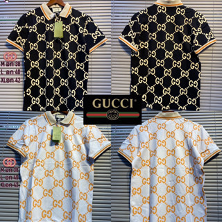 GUCCI POLO SHIRT UNISEX 🖤🤎 เสื้อโปโล Gucci 🏷️ ORIGINAL 1:1 cotton 💯 ร้านค้าจัดส่งไว