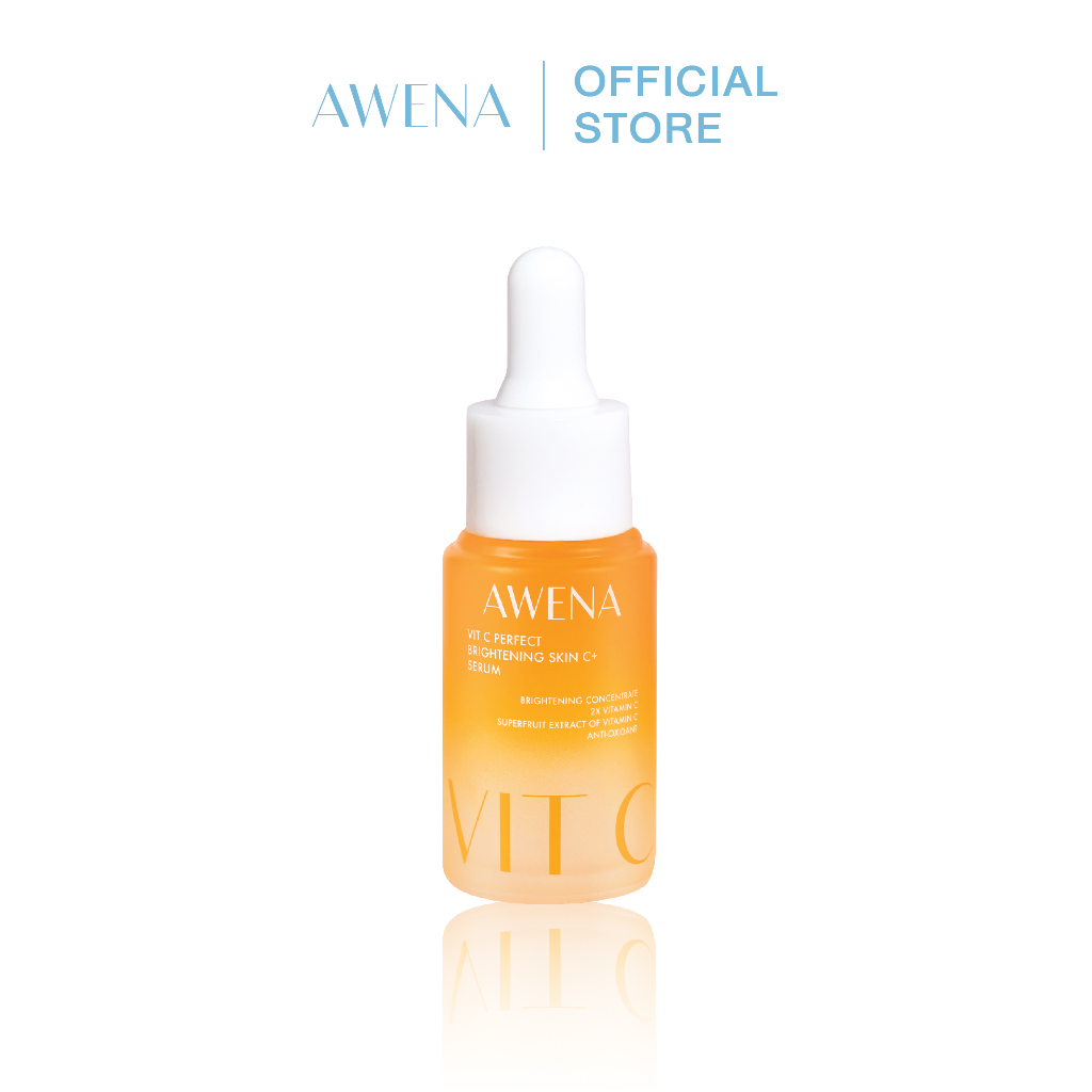 เซรั่มแก้มกี้ AWENA VIT C Perfect Brightening Skin C+ Serum บำรุงผิวให้กระจ่างใส ขนาด 15ml