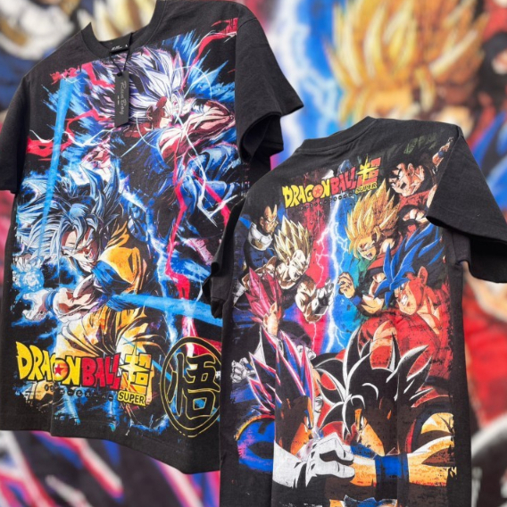 เสื้อยืดลายอนิเมะ  Dragonball Super OVP BOOTLEG THAILAND FANMADE Runboy Size L