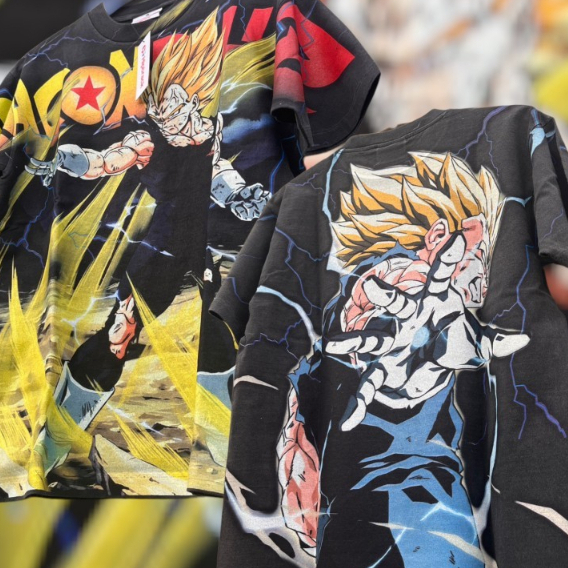 เสื้อยืดลายอนิเมะ Vegita OVP BOOTLEG THAILAND FANMADE Limited edition Hiptrack Size L