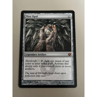 การ์ด MTG Mox Opal Artifact Magic the gathering EDH รุ่น SOM สภาพ Ex-Lp