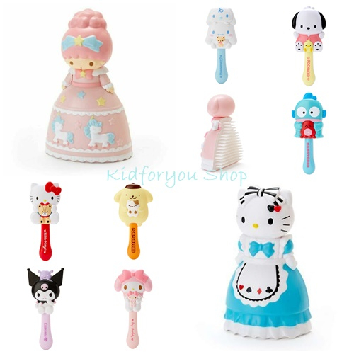 หวีแปรงผม ลาย mx Sanrio ของแท้ hg mm kt ts cn pc pn ku นำเข้าจากญี่ปุ่น