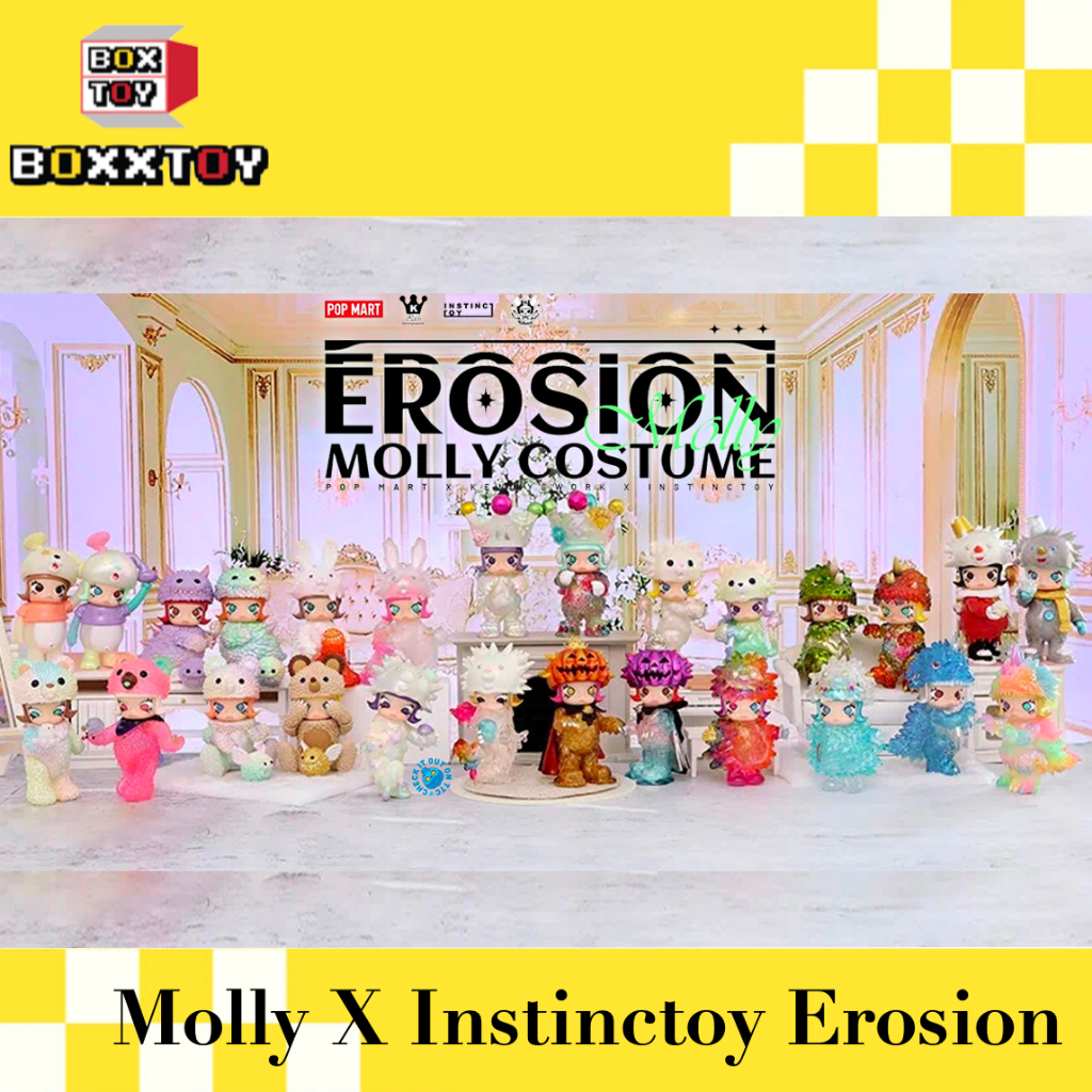 🌈Molly  x  instinctoy 🌈Molly  x  instinctoy erosion ✨ ค่าย popmart blind boxs กล่องสุ่ม art toy