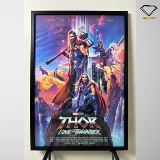 💎Intelligent | กรอบรูปพร้อมโปสเตอร์ Thor | x 1 กรอบ ตกแต่งบ้าน กรอบโปสเตอร์ กรอบรูปพร้อมกระจก ธอร์ marvel