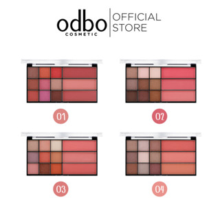 Odbo โอดีบีโอ บิวตี้ แอชชัวร์ เมคอัพ พาเลท OD1029