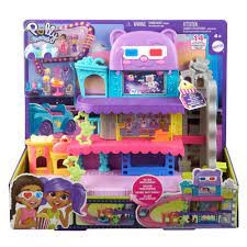 Polly Pocket Pollyville Drive-In Movie Theater พอลลี่ พ๊อกเก็ต รุ่น HNT86