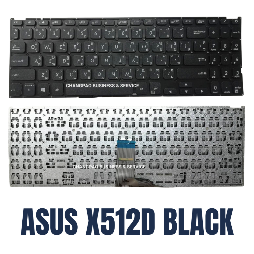 คีย์บอร์ด Keyboard Asus X512D,X512FA,X512DA,X512UA,X512UB,X515J,M515D,M509B,FL8850U (Black)