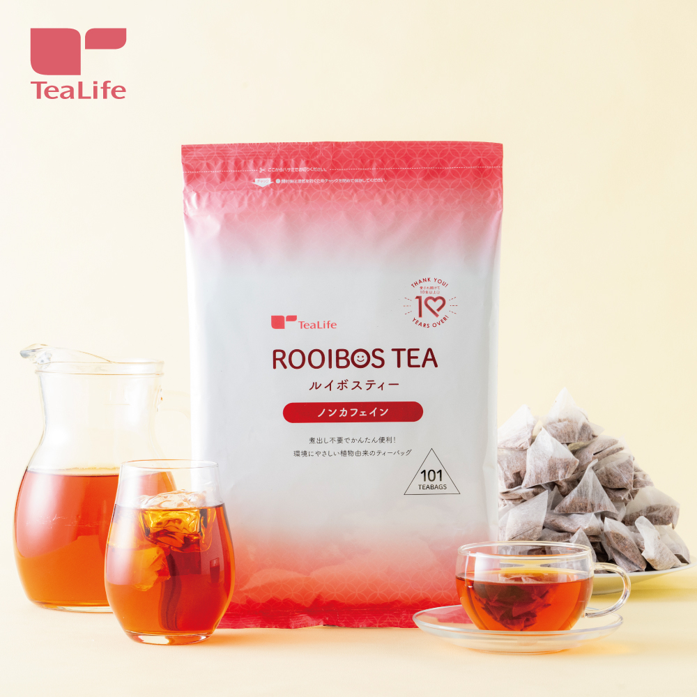 [TeaLife] ชารอยบอส 202 กรัม (ถุงชา 2.0 กรัม × 101 ถุง)Rooibos ไม่มีคาเฟอีน ชางาม ชาเพื่อสุขภาพ งตรงจากประเทศญี่ปุ่น japan