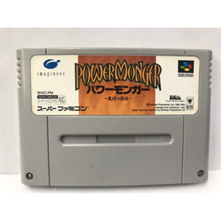 ตลับแท้ (SFC)Power Monger (Japan) Super Famicom  สินค้ามือสองนำเข้าจากญี่ปุ่น