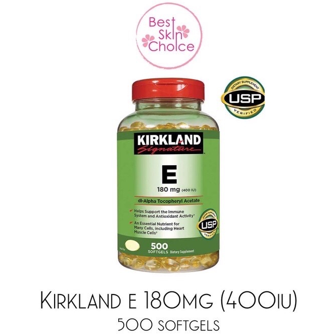 Kirkland Signature Vitamin E 400IU - 500 Softgels