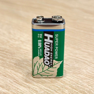 ถ่าน 9V HUADAO Carbon Zine Battery