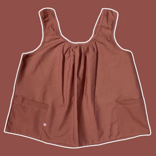 เสื้อคอกระเช้าไซส์ใญ่ พิเศษ XXL ผ้าคอตตอน คอถัก สีพื้น (G02)