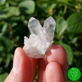 ผลึกแร่ธรรมชาติ Prehnite,Epidote,Quartz