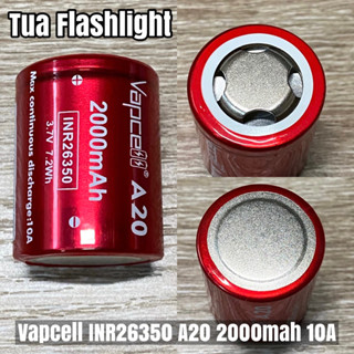 ถ่านชาร์จ 26350 Vapcell A20 2000mah 10A 3.7V