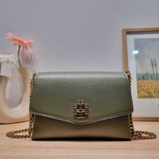 กระเป๋าสะพายไหล่ TORY BURCH KIRA PEPBLED SMALL CONVERTIBLE SHOULDER BAG