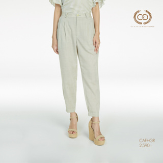 C&D - Linen chambray Jogger pants กางเกงผุ้หญิง ขายาว ขาจั้ม…