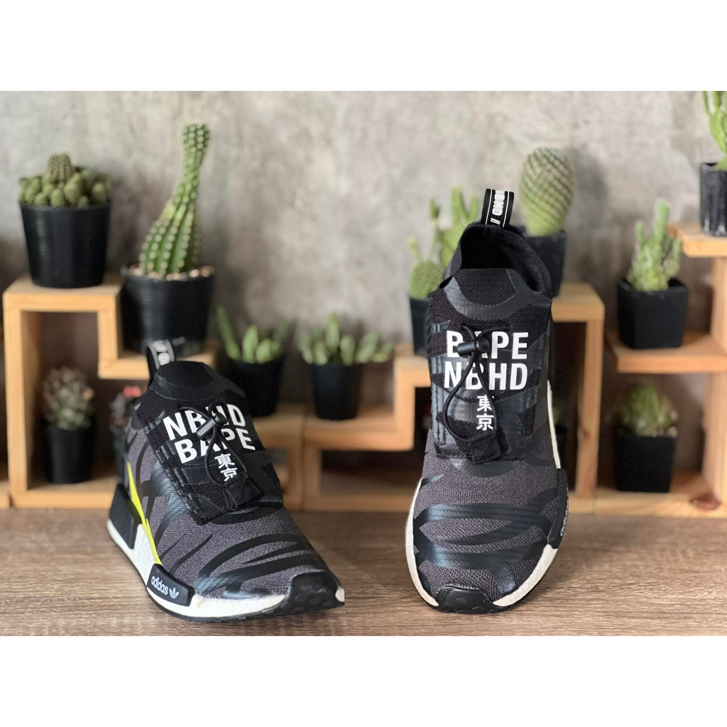 Adidas NMD TS1 Bape x Neighborhood (ไซส์ 43/27.5CM) (EE9702)