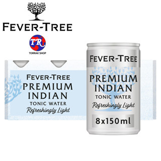 Fever Tree LIGHT Premium Indian Tonic Water Cans 150ml. pack 8