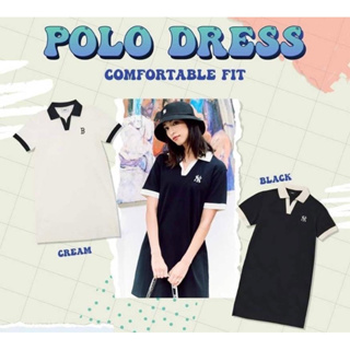 เสื้อโปโลเดรส MLB PoloDress-Shirt Women พร้อมส่ง