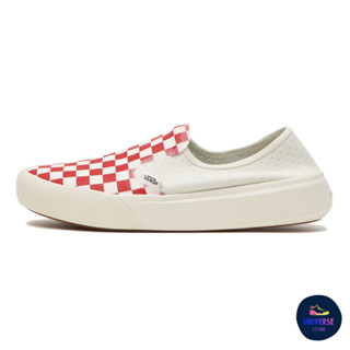 [ของแท้ ส่งฟรี PRE-ORDER] VANS COMFYCUSH ONE - CHECKERBOARD RACING RED/MARSHMALLOW