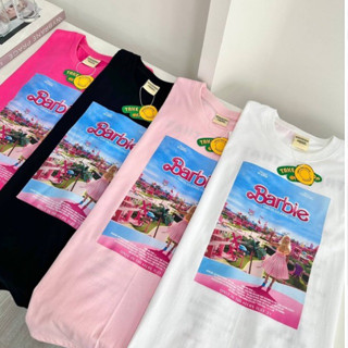 พร้อมส่ง🧸เสื้อยืดโอเวอร์ไซส์ TAS Barbie movies