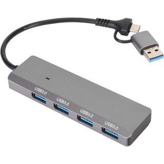 [แพ็คใน 30 นาที] Hub Type-C 4 พอร์ต USB 3.0 HUB Splitter Extender Dock Adapter พอร์ตหลายพอร์ต Dock Adapter