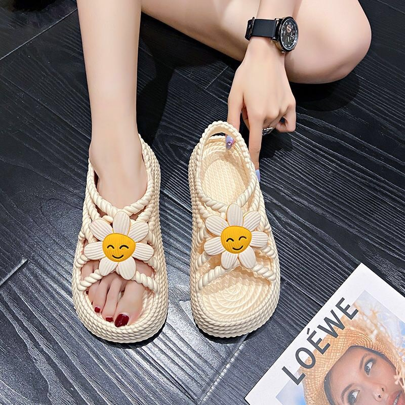 รองเท้าแตะรัดส้น แบบสวม แฟชั่น น้ำหนักเบา ใส่สบาย รุ่น 2318-4