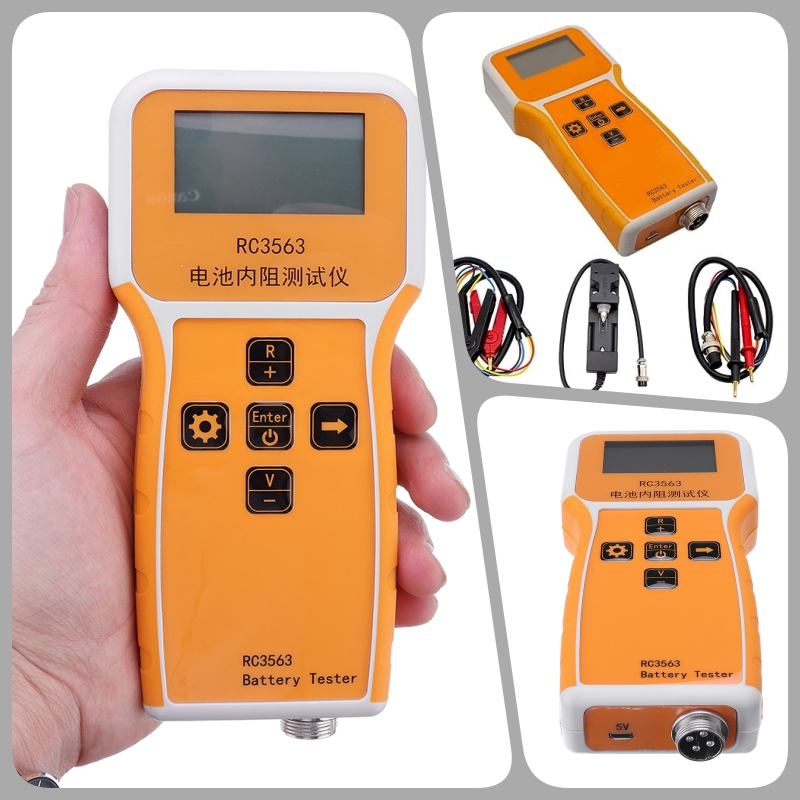 RC3563 battery tester เครื่องทดสอบความต้านทานภายใน แรงดันไฟฟ้าแบตเตอรี่ มีความแม่นยำสูง เตรื่องวัด I