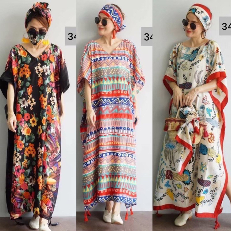 เดรสยาว สินค้าพร้อมส่ง (ดำแดง)