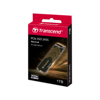 Transcend PCIe NVMe M.2 SSD 1TB : MTE245S :Gen 4X4 * รับประกัน 5 ปี หรือ**รับประกันไม่เกิน600 TBW** มีใบกำกับภาษี TS1TMTE245S