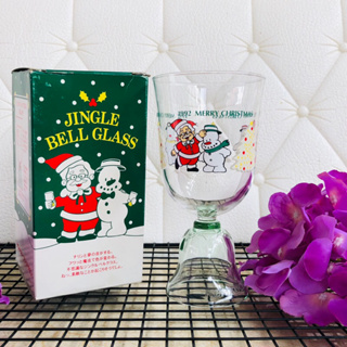 แก้วทรงกระดิ่ง JINGLE BELL GLASS KFC JAPAN มือสอง