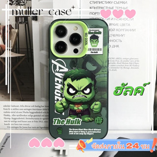 📦จัดส่งภายใน 24 ชม📦เคสไอโฟน 11 14 Pro Max มาร์เวล ฮัลค์ ป้องกันการตก เคส iphone 12 13 Pro Case for iPhone