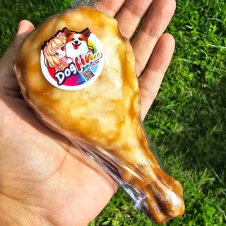 Dogfin (ด็อกฟิน) น่องไก่เคลือบเวเฟอร์ รสเนื้อ/ไก่/ตับ ขนมสำหรับสุนัขทุกสายพันธุ์