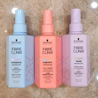 Schwarzkopf Fibre Clinix Hydrate / Fortify / Vibrancy Shampoo &amp; Conditioner ผมแห้งขาดน้ำ / เปราะขาดง่าย / ผมทำสี