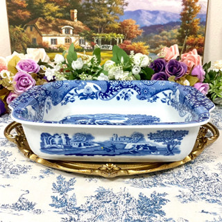 Spode Blue Italian Baking Dish จาน