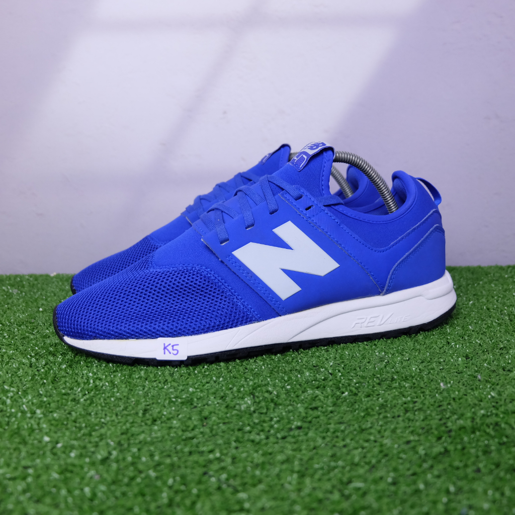(42.5/27 cm) New Balance MRL247BW Blue/White นิวบาลานซ์ มือ2ของแท้💯 รองเท้าวิ่งผู้ชาย