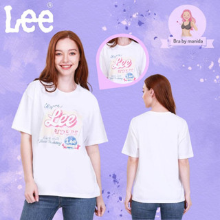 LEE เสื้อยืดแขนสั้นผู้หญิง รุ่น LE L2021112 สีขาว  1,090.-
