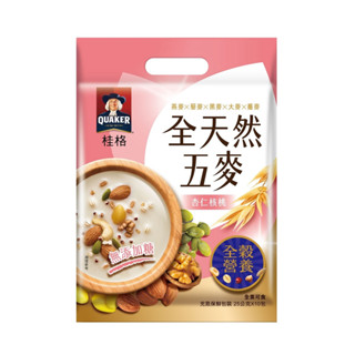 Pre-Order : 桂格全天然五麥 Quaker จากไต้หวัน 250g  (25gx10)