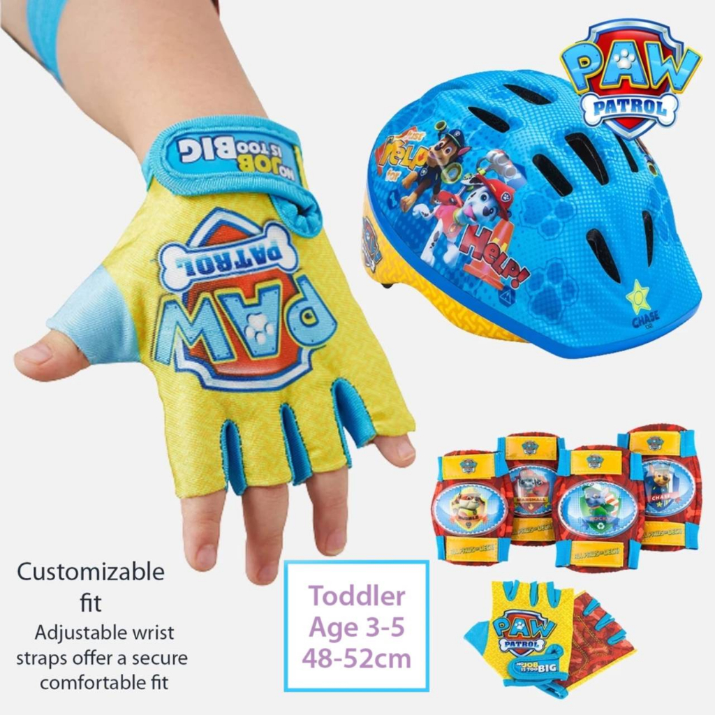 ชุดเซฟตี้เด็ก หมวก ถุงมือ สนับเข่าศอก Nickelodeon Paw Patrol and Blue's Clues & You! Toddler and Kids ราคา 890 บาท