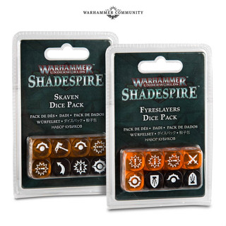 Underworlds Shadspire : Skaven, Fyreslayers Dice Pack