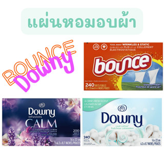 พร้อมส่ง Bounce Dryer Sheets Laundry Fabric Softener แผ่นหอมอบผ้า ช่วยทำให้ผ้าหอม