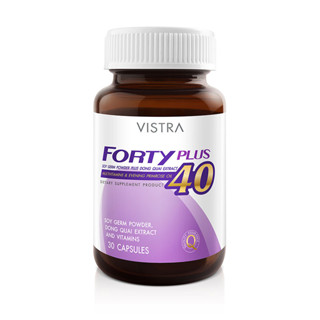 Vistra Forty plus วิตามินรวมปรับสมดุลฮอร์โมนเพศหญิง-30 แคปซูล